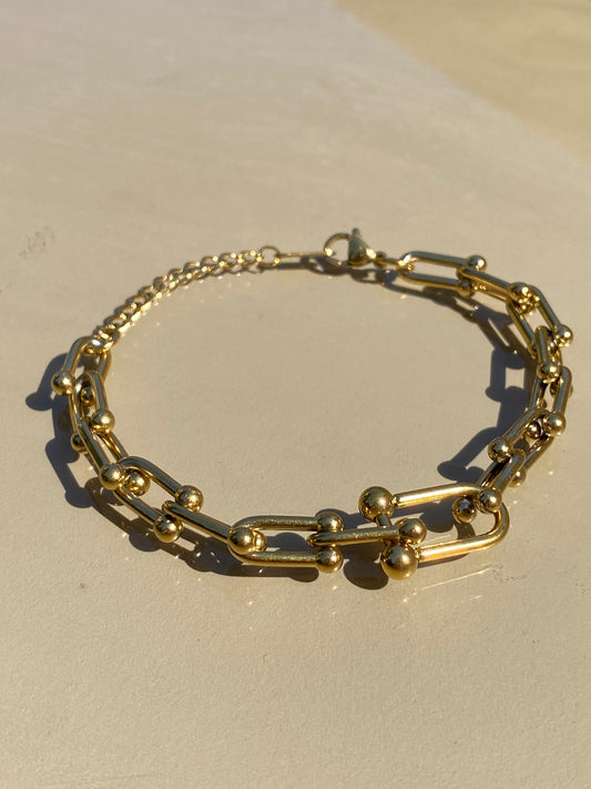 Chain Golden Bracelet