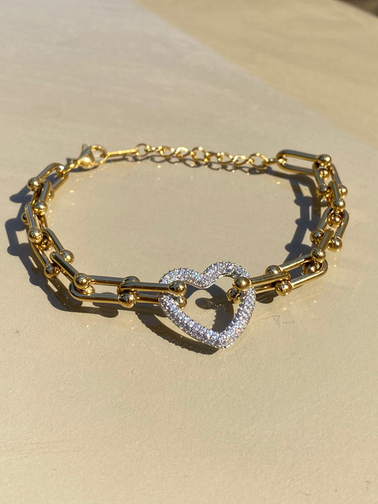 Heart Hand chain Bracelet