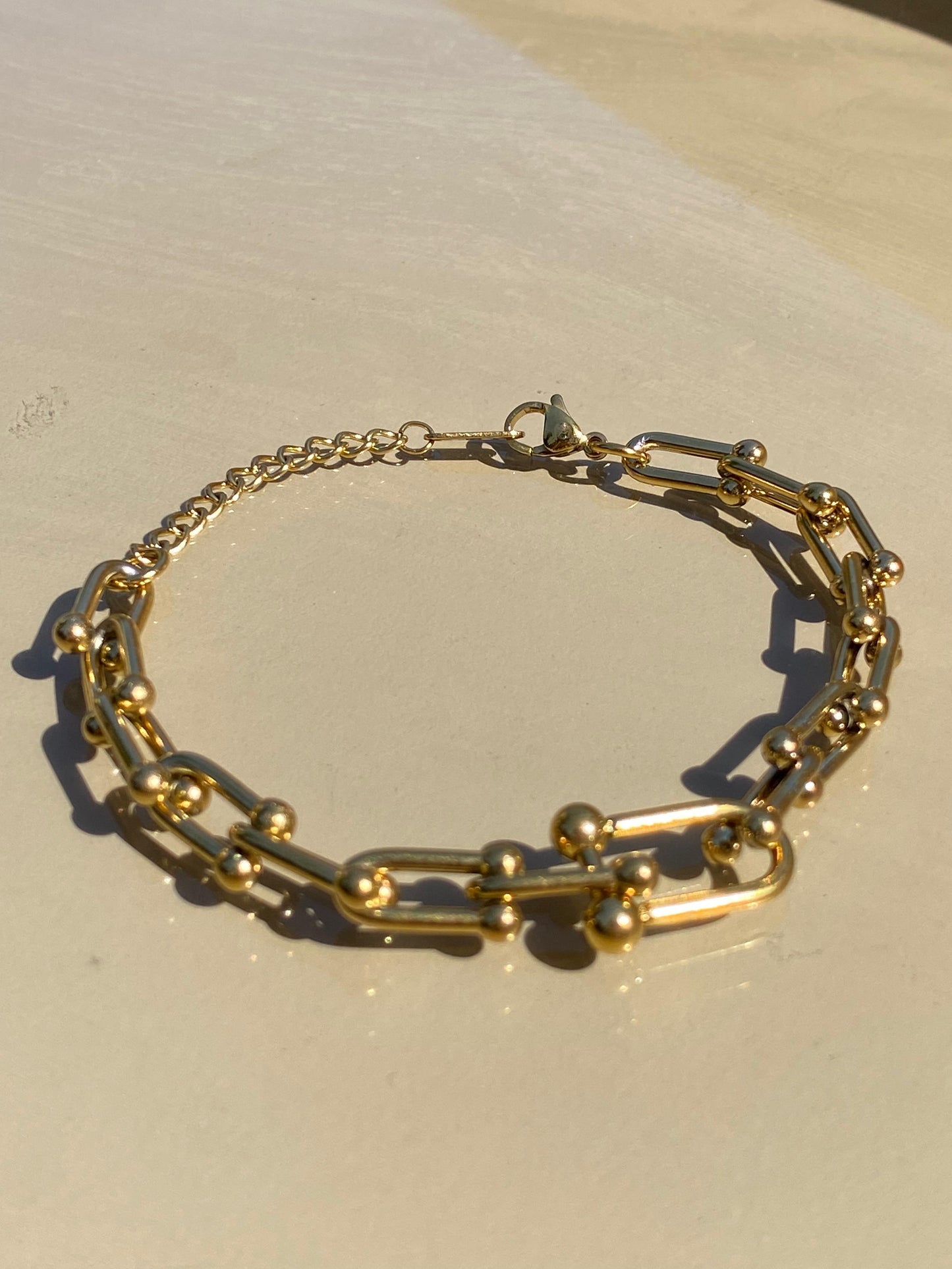 Chain Golden Bracelet
